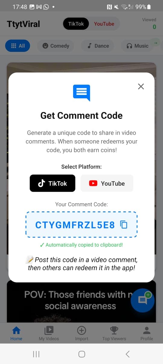 TtytVIRAL App Screenshot 11