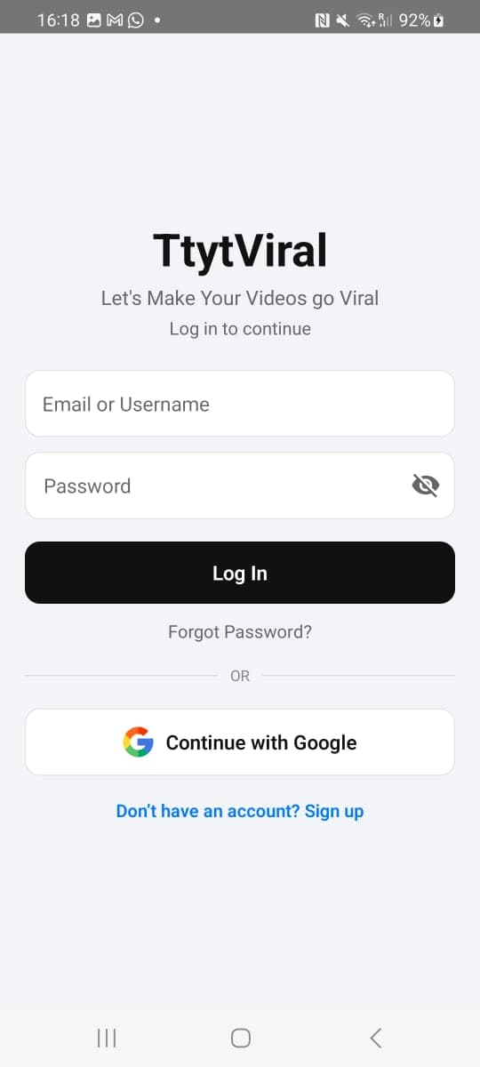 TtytVIRAL App Screenshot 2